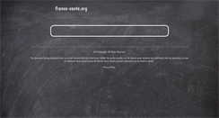Desktop Screenshot of france-sante.org
